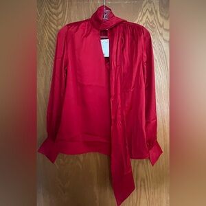 H&M Bold Red Blouse
